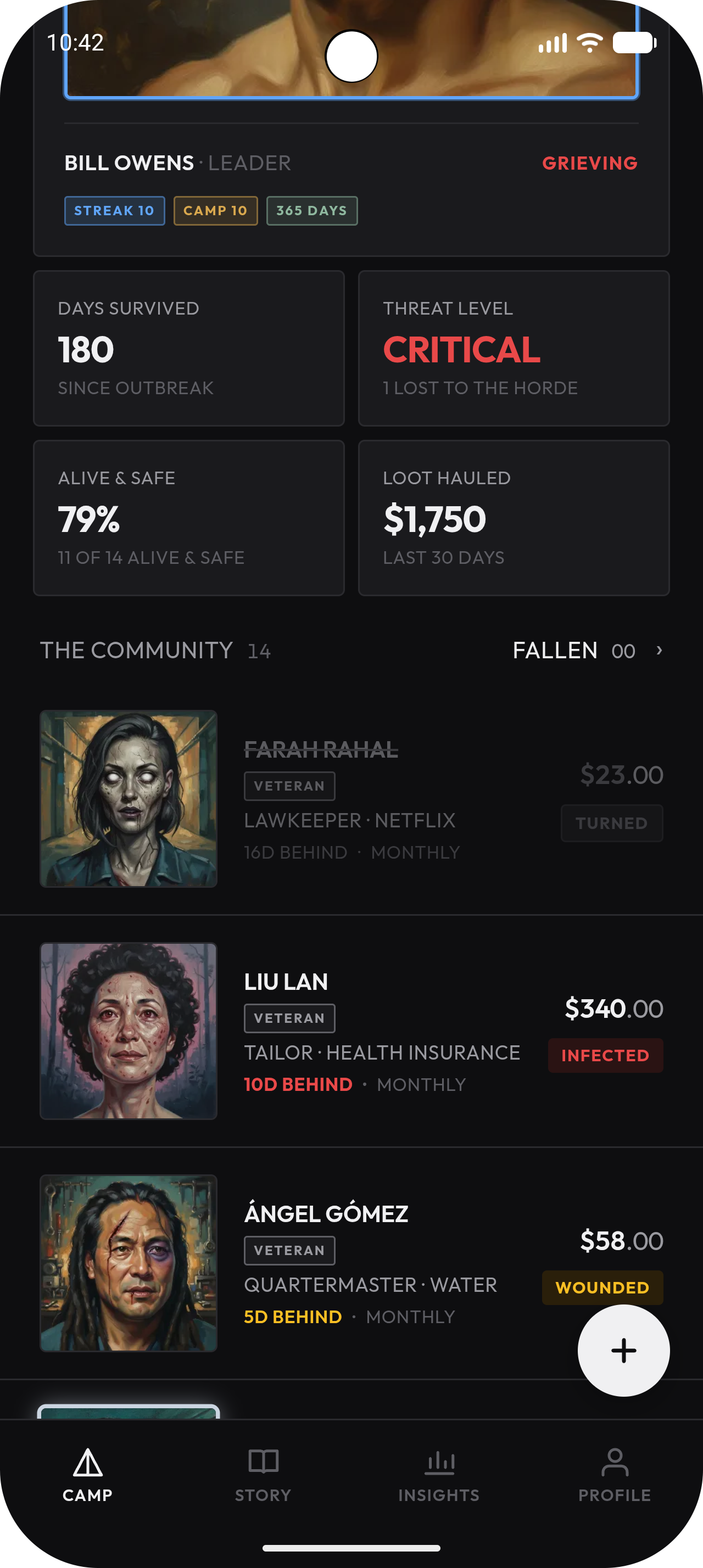 Zombie Bill Tracker screenshot 2